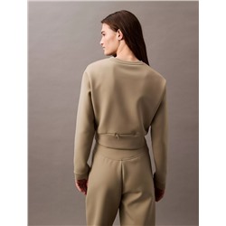 Spacer Cropped Crewneck Sweatshirt