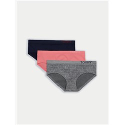 SEAMLESS MIX LOGO HIPSTER 3PK