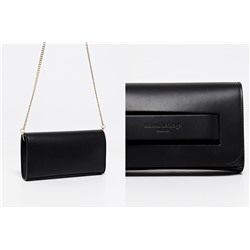 Bandolera de piel Safy Negro