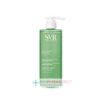 SVR Spirial Déodorant Douche Gel Lavant Déodorant 400ml