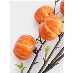 Ветка декоративная, 94 см, полиэстер/пластик, Тыквы, Bright pumpkin