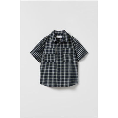 TEXTURED CHECK SHIRT