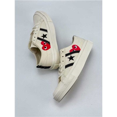 Кроссовки CDG x Convers*e One Star Academy Pro с низким берцем