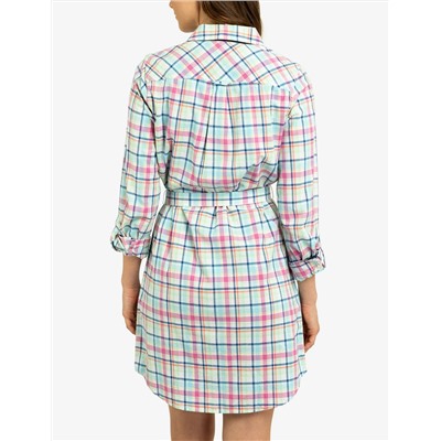 PLAID OXFORD DRESS