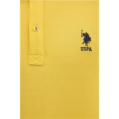 Erkek Safran Polo Yaka Basic T-Shirt