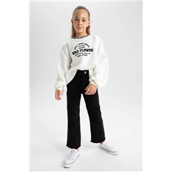 Defacto Kız Çocuk Wide Leg Geniş Paça Pantolon B3582A823AU