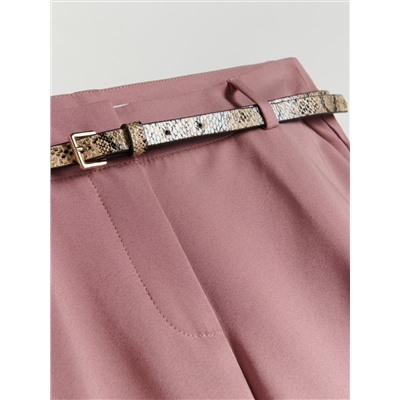 Zigarettenhose mit Gürtel