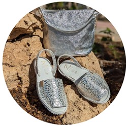 AB.Zapatos · 504-8 Guepardo plata+PELLE 221 (300) plata АКЦИЯ