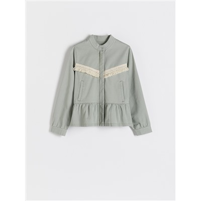 Jacke aus Baumwolle
