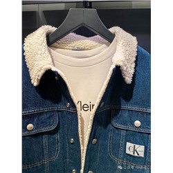 Мужская джинсовая куртка на меховой подкладке  Calvi*n Klei*n