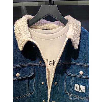 Мужская джинсовая куртка на меховой подкладке  Calvi*n Klei*n