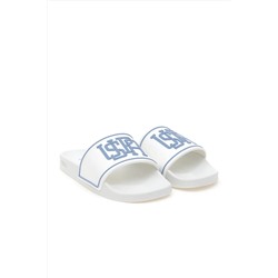 U.S. Polo Assn., Erkek Beyaz Terlik 50305416-VR013