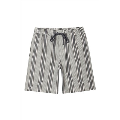 Short Blanco y gris oscuro