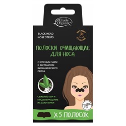 [ETUDE ORGANIX] Полоски для носа ЗЕЛЕНЫЙ ЧАЙ И ЭКСТРАКТ ВУЛКАНИЧЕСКОГО ПЕПЛА, 5 шт