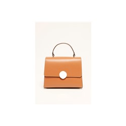 Bolso de piel Clau Camel