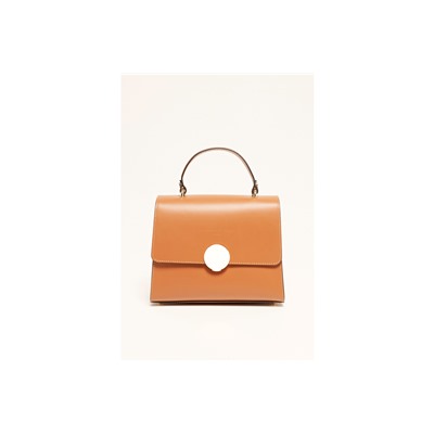 Bolso de piel Clau Camel
