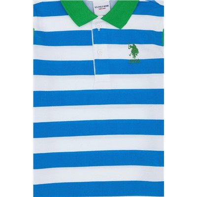 Erkek Çocuk Saks Polo Yaka Tişört