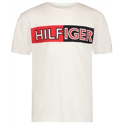 Tommy Hilfiger Big Boys Half Hilfiger Short Sleeve Tee
