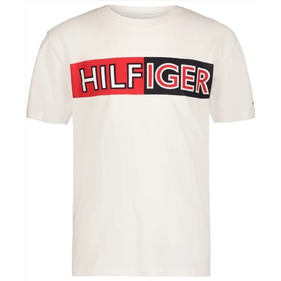 Tommy Hilfiger Big Boys Half Hilfiger Short Sleeve Tee