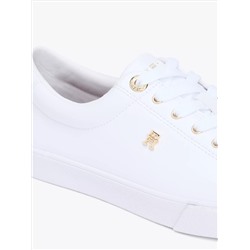 Metallic Accent Court Sneaker