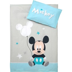 Micky Maus Bettwäsche zum Knöpfen