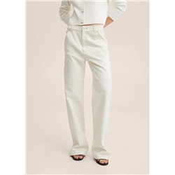 Vaqueros cargo -  Mujer | MANGO OUTLET Melilla