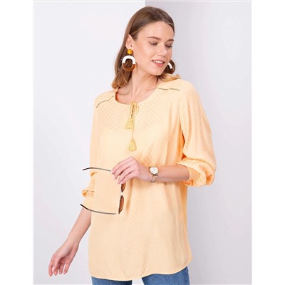 Turuncu Comfort Fit Bluz