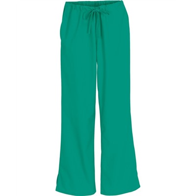 Cherokee Workwear Scrubs PETITE Drawstring Flare Leg Pant