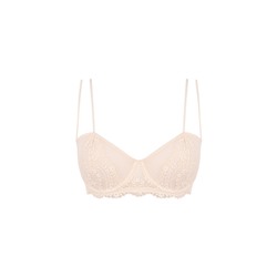 Sujetador balconette PRETTY encaje nude