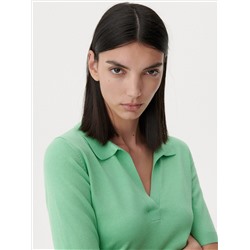Oberteil im Polo-Stil aus Jersey