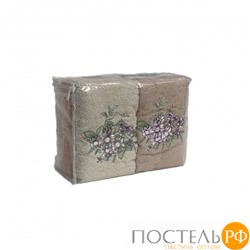 Полотенеце Карвен Elit 50*90 6шт.махра с вышивкой H 7000 GELINCEK