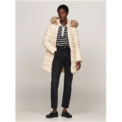 Hooded Water-Repellent Down Coat