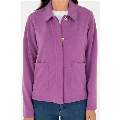 Kadın Mor Sweatshirt