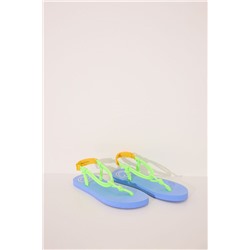 Chanclas SmileyWorld® tiras cuerda verde