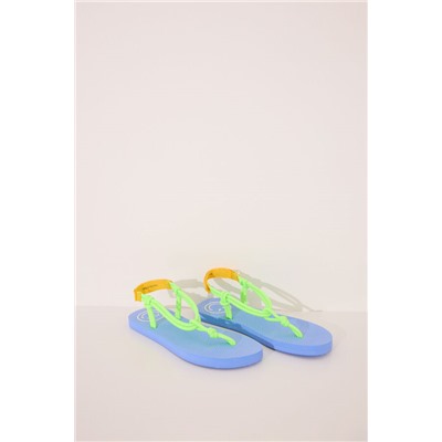 Chanclas SmileyWorld® tiras cuerda verde
