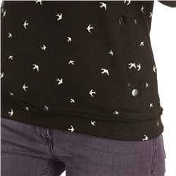 Damen Sweatshirt mit Schalkragen