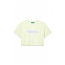 Camiseta 100% algodón amarillo