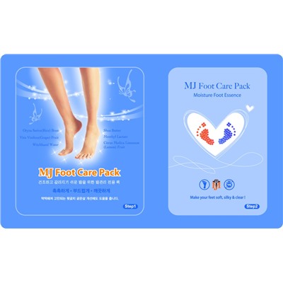 MJCARE FOOT CARE PACK Увлажняющая маска-носочки для ног 37,3г