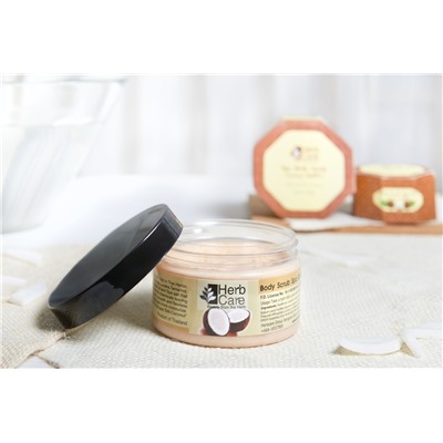 [HERBCARE] Спа-скраб для тела КОКОС солевой, 100 г