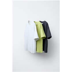 PACK TRES CAMISETAS LISAS