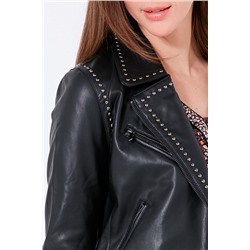 Chaqueta biker Negro