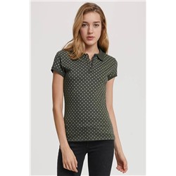 Lee Cooper Kadın Ayda Pike Polo Yaka T-Shirt Haki 192 LCF 242015