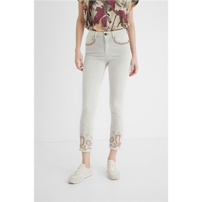Pantalón vaquero skinny tobillero