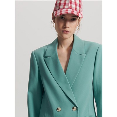 Doppelreihiger Blazer aus Viskosemischung