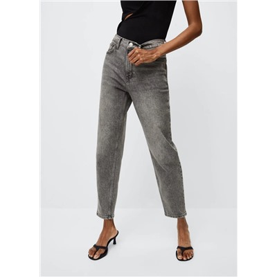 Vaqueros mom elástico -  Mujer | MANGO OUTLET España