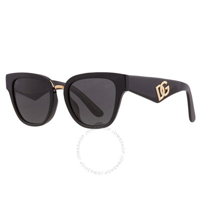 Dolce & Gabbana  Dark Grey Butterfly Ladies Sunglasses