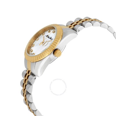 Mathey-Tissot  Mathy III MOP Quartz White Dial Ladies Watch Item No. D910BI