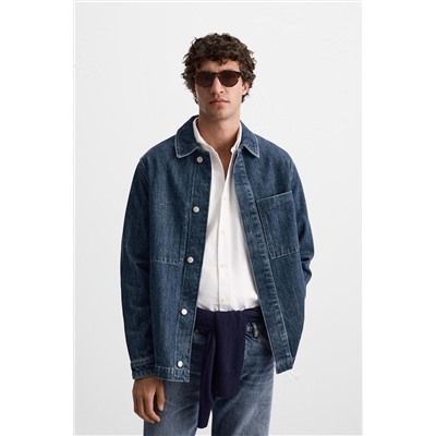 SOBRECAMISA DENIM BOLSILLOS