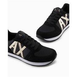 MICROFIBER SNEAKERS WITH LOGO (Жен)