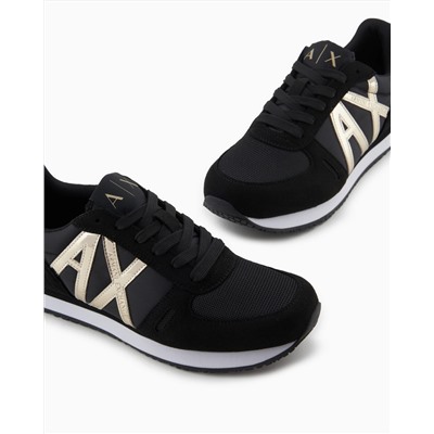 MICROFIBER SNEAKERS WITH LOGO (Жен)